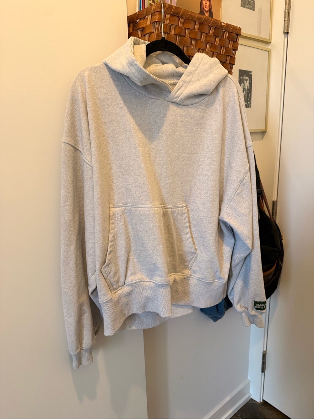 Daily Drills Light Gray Hoodie